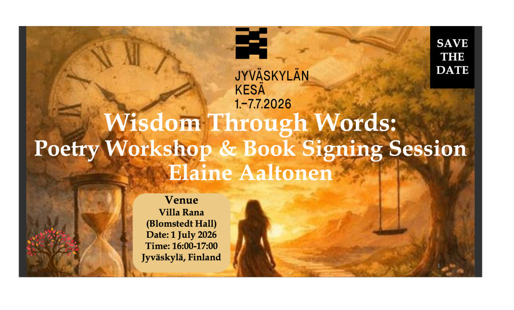 Elaine Pereira Aaltonen: Bilingual Poetry Workshop & Book Signing